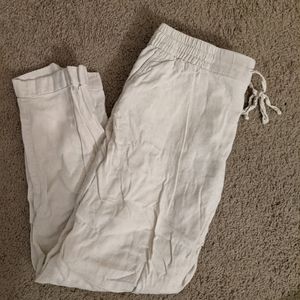 Women's Size M Linen Stretch Pants